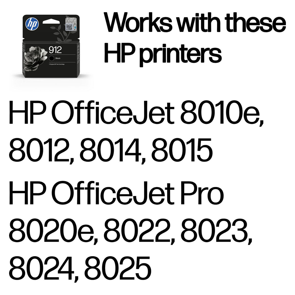 HP 912 Black Ink Cartridge