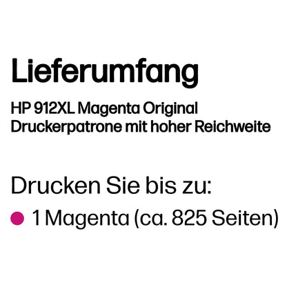 HP 912XL High Yield Magenta Ink