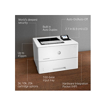 L HP LaserJet Enterprise M507dn S/W-Laserdrucker 43 S./Min. LAN Duplex