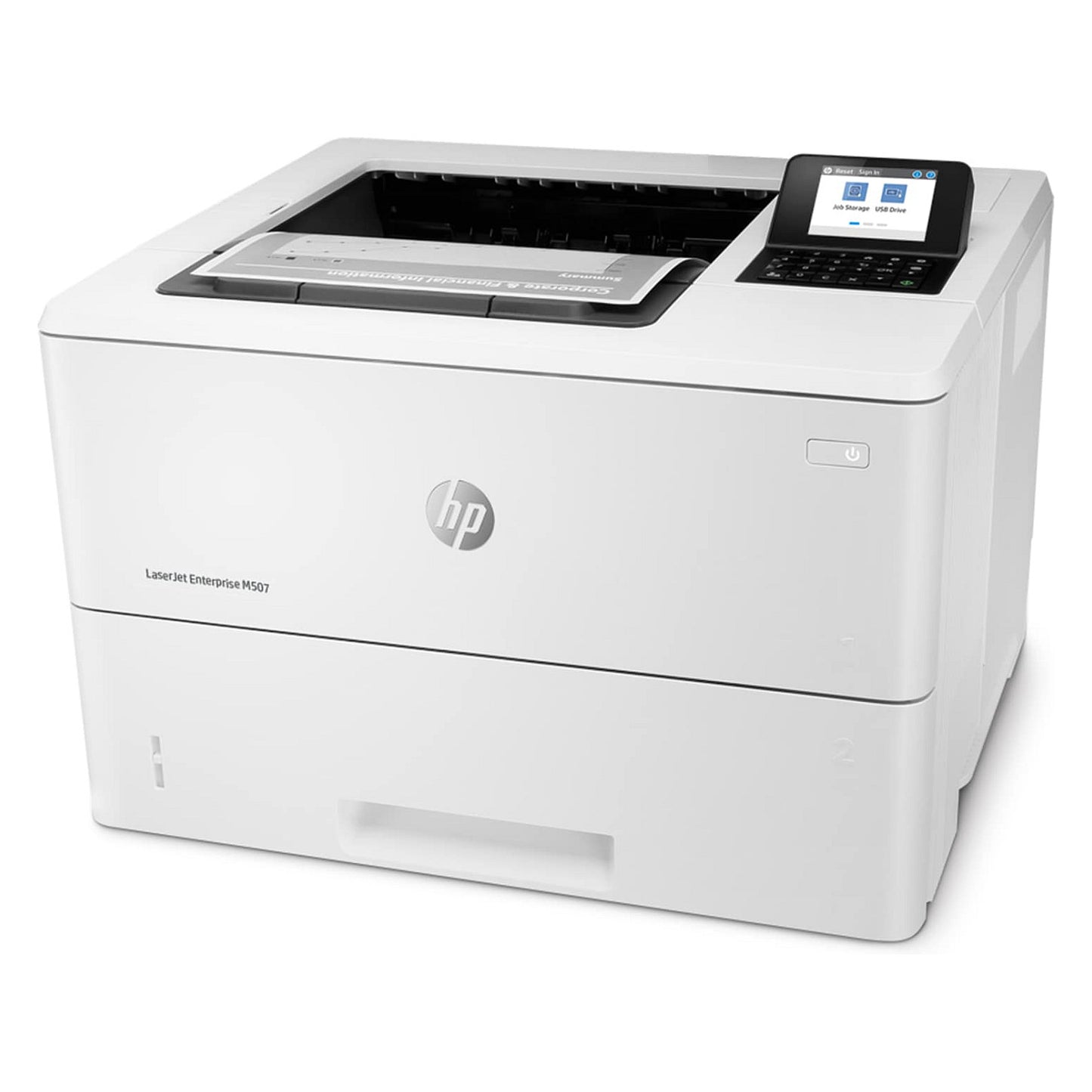 L HP LaserJet Enterprise M507dn S/W-Laserdrucker 43 S./Min. LAN Duplex