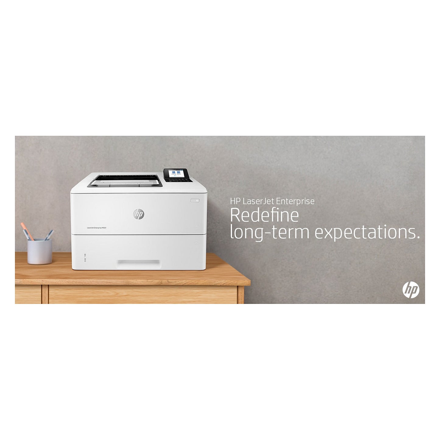 L HP LaserJet Enterprise M507dn S/W-Laserdrucker 43 S./Min. LAN Duplex