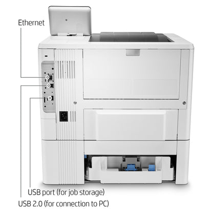 L HP LaserJet Enterprise M507x A4 43 S./Min. LAN WiFi WiFi Direct Duplex