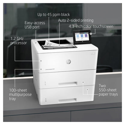 L HP LaserJet Enterprise M507x A4 43 S./Min. LAN WiFi WiFi Direct Duplex