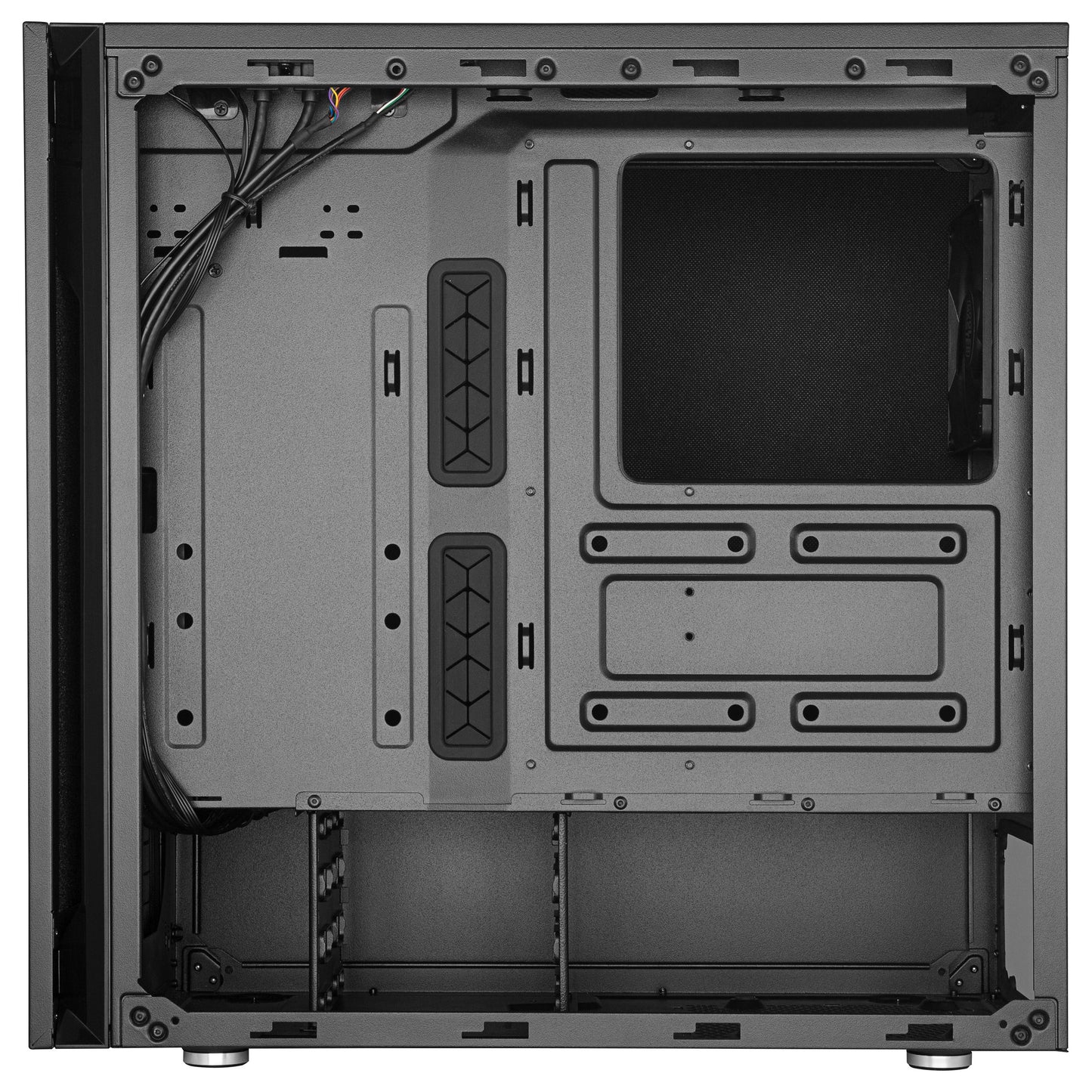 CoolerMaster Midi Silencio S600 (B) USB 3.2/Steel side