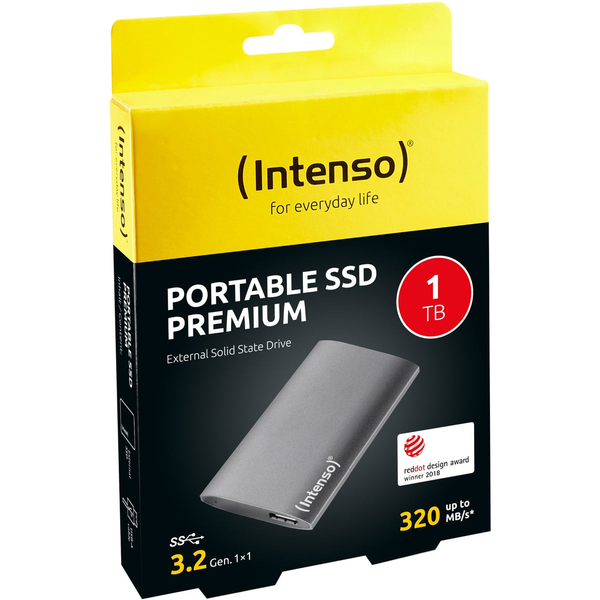 1TB Intenso Premium Portable USB 3.0 Anthrazit