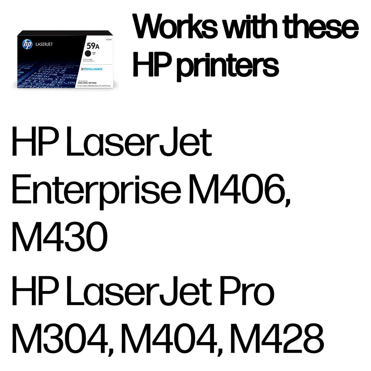 HP Toner 59A CF259A Schwarz bis zu 3.000 Seiten ISO/IEC 19752