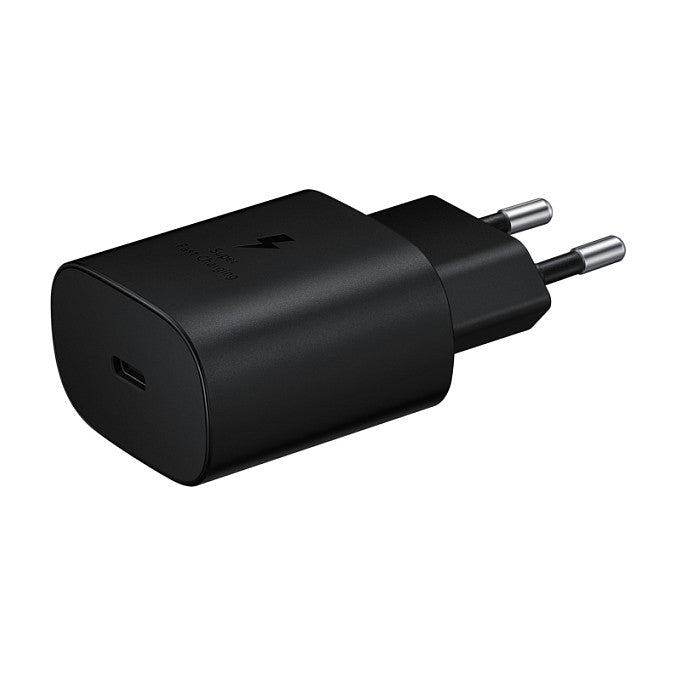 Samsung Schnellladegerät 25W Netzteil inkl. Datenkabel USB Type-C black (Retail)