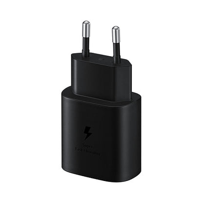 Samsung Schnellladegerät 25W Netzteil inkl. Datenkabel USB Type-C black (Retail)