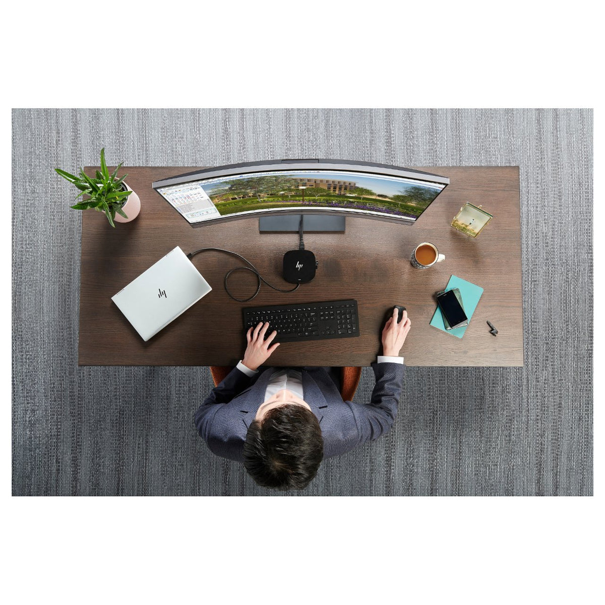 D HP USB-C Dock G5 Schwarz 100W