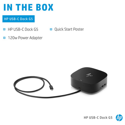 D HP USB-C Dock G5 Schwarz 100W