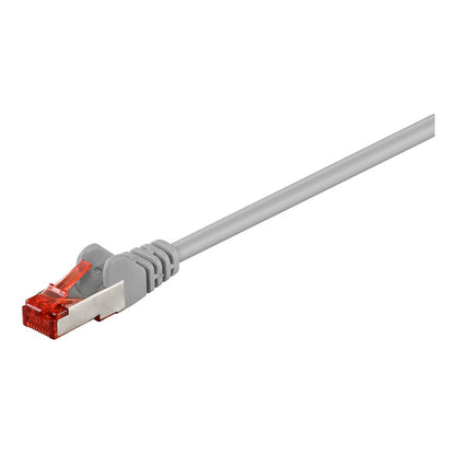 Patch-Kabel CAT6 0,5m grau S/FTP