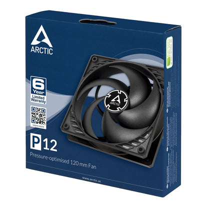 120mm Arctic P12 black/black