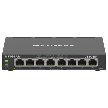 8P NETGEAR GS308EP PoE+ M