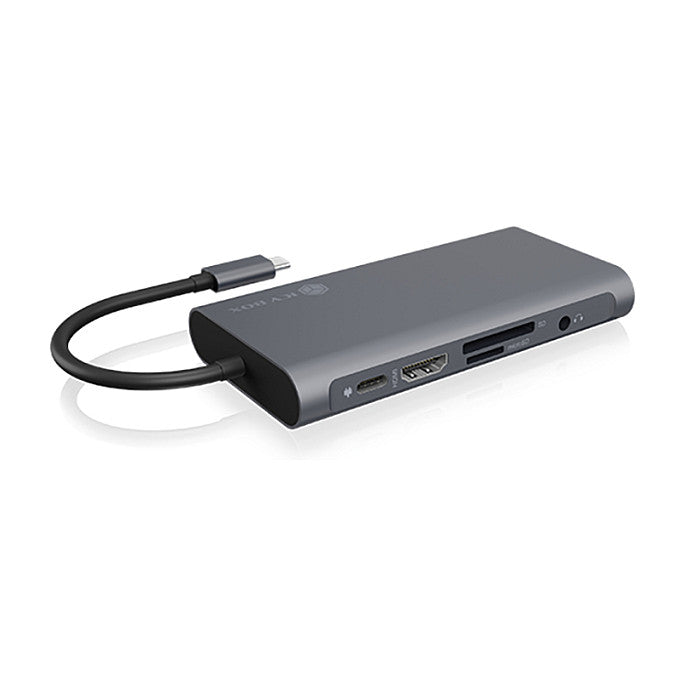 ICY BOX IB-DK4040-CPD USB-C 10-in-1 PD 100W DockingStation