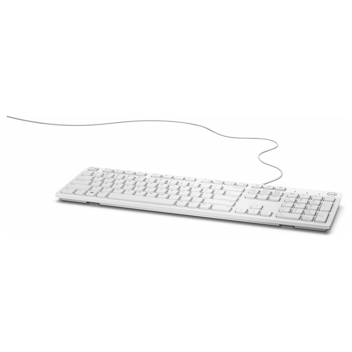 Dell KB216 kabelgebundenes USB Keyboard - DE Layout - White