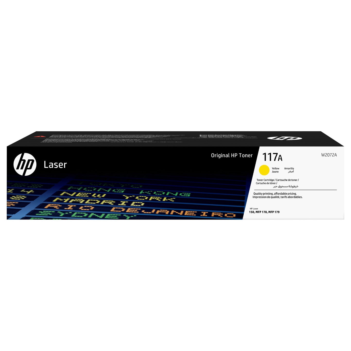 HP Toner 117A W2072A Gelb