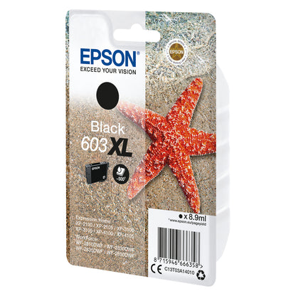 Epson Tinte 603XL C13T03A14010 Schwarz bis zu 500 Seiten