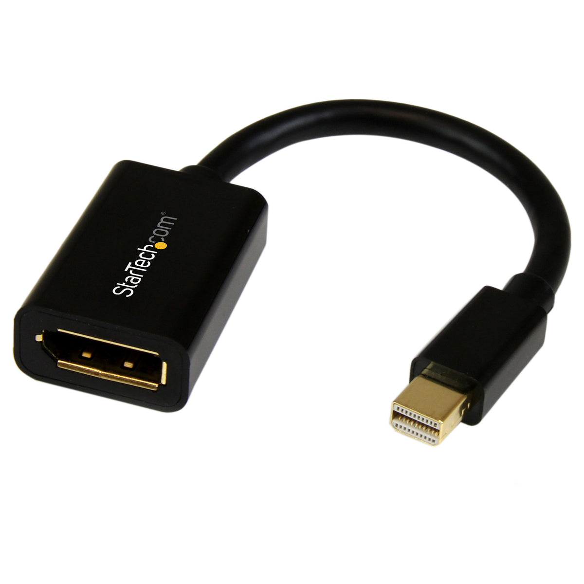 StarTech.com DisplayPort auf Mini DisplayPort Adapter - 1 x DP (20 pin) (Buchse) 1 x Mini DP (20 pin) (Stecker) - Länge 15,2cm - Schwarz - Displ