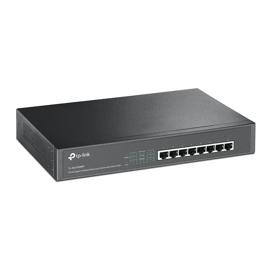 TP-Link SG1008MP - 8-Port Gigabit Switch with 8-Port PoE+