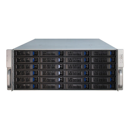 Inter-Tech 4U-4424 - Rack - Server - Metall - Schwarz - Silber - ATX,EATX,EEB,Mini-ITX,uATX - 4U