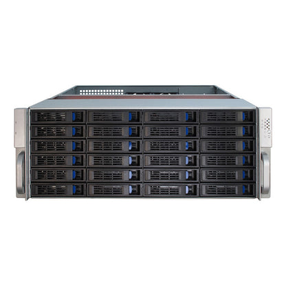 Inter-Tech 4U-4424 - Rack - Server - Metall - Schwarz - Silber - ATX,EATX,EEB,Mini-ITX,uATX - 4U
