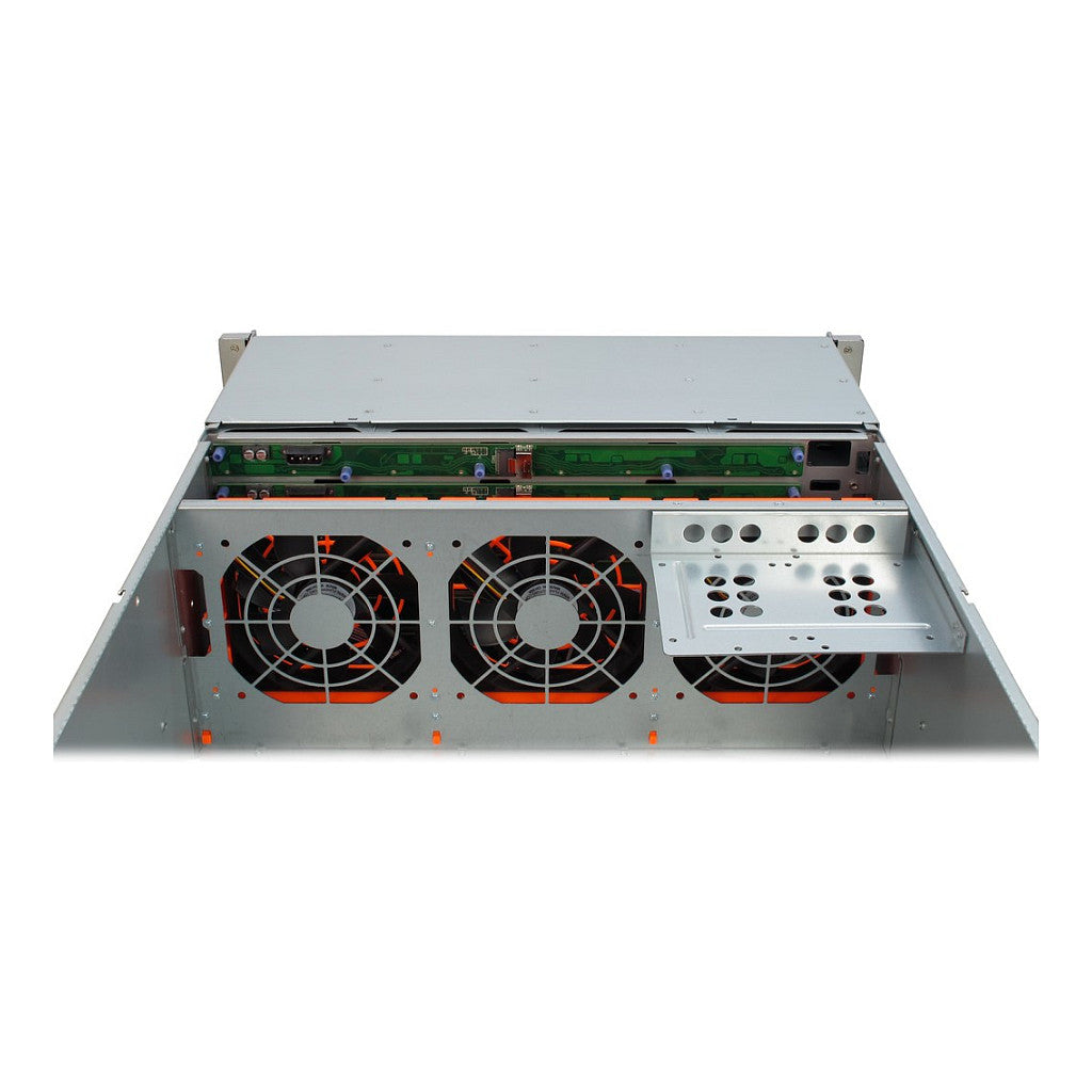 Inter-Tech 4U-4424 - Rack - Server - Metall - Schwarz - Silber - ATX,EATX,EEB,Mini-ITX,uATX - 4U