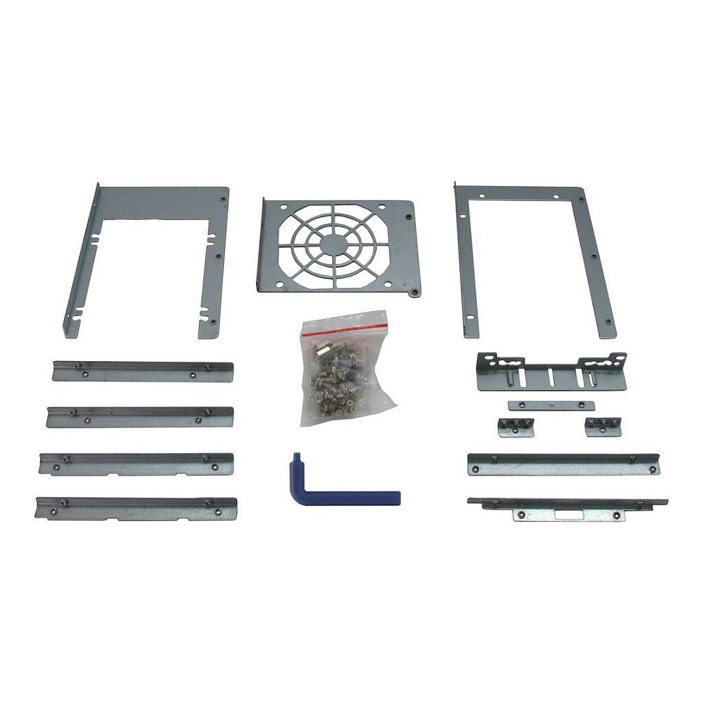 Inter-Tech 4U-4424 - Rack - Server - Metall - Schwarz - Silber - ATX,EATX,EEB,Mini-ITX,uATX - 4U