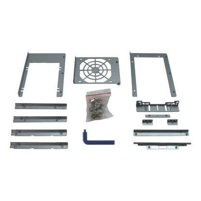 Inter-Tech 4U-4424 - Rack - Server - Metall - Schwarz - Silber - ATX,EATX,EEB,Mini-ITX,uATX - 4U