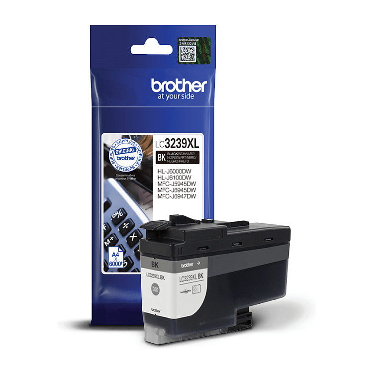 Brother Tinte LC-3239XLBK Schwarz bis zu 6.000 Seiten ISO/IEC 24711