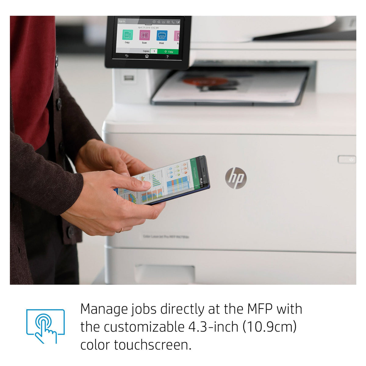 HP Color LaserJet Pro MFP M479fnw 4in1/A4/LAN/WiFi/ADF