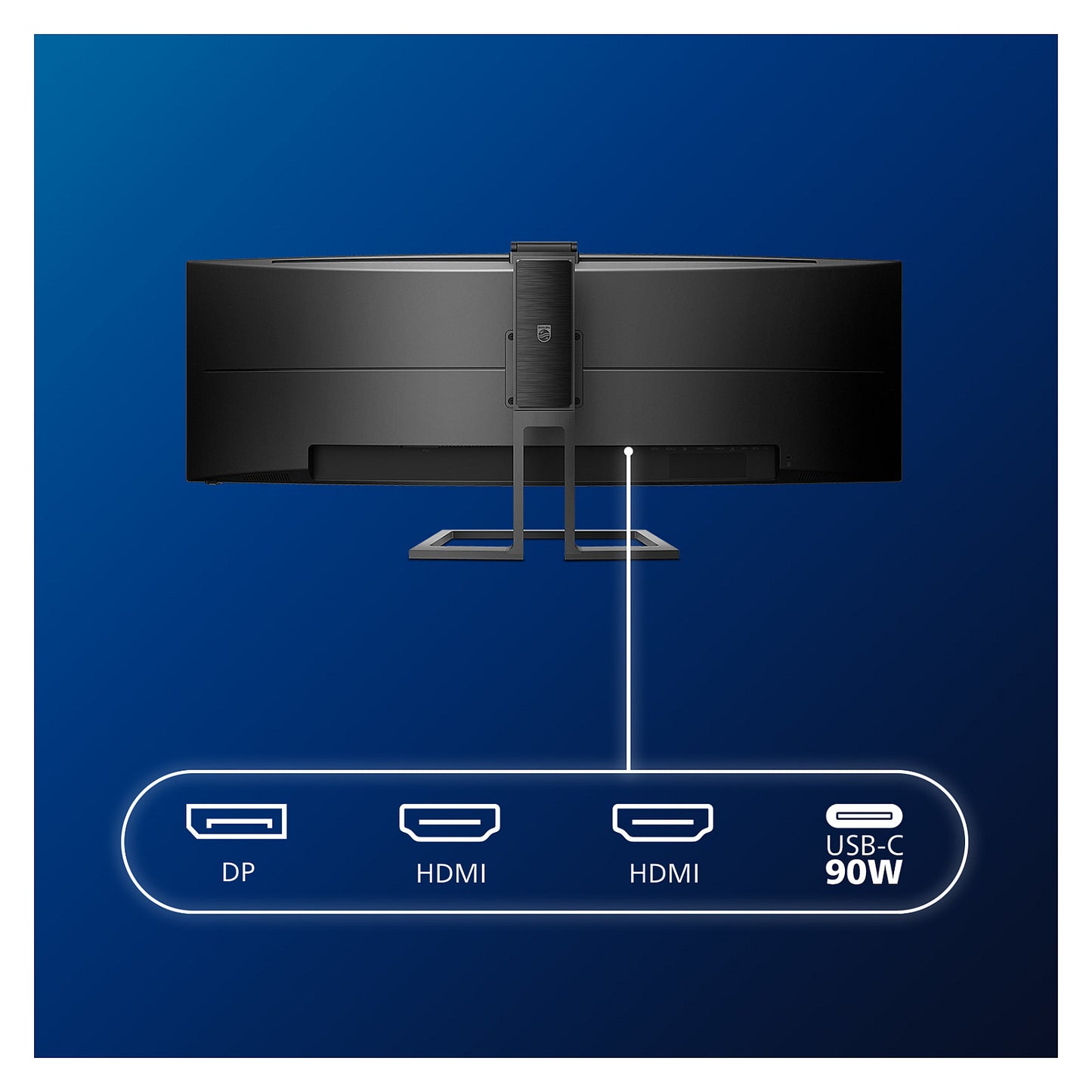 Philips 124.0cm(48.8") 499P9H 32:09 2xHDMI+DP+USB-C WebCam