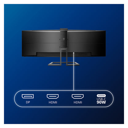 Philips 124.0cm(48.8") 499P9H 32:09 2xHDMI+DP+USB-C WebCam