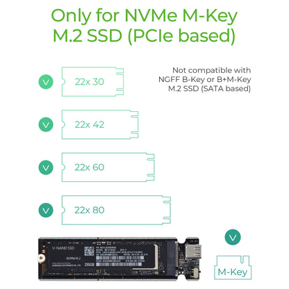 ICY BOX IB-1817Ma-C31 - Speichergehäuse - M.2 NVMe Card - USB 3.1 (Gen 2)