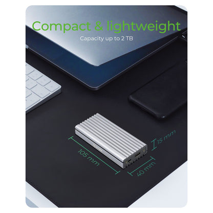 ICY BOX IB-1817Ma-C31 - Speichergehäuse - M.2 NVMe Card - USB 3.1 (Gen 2)