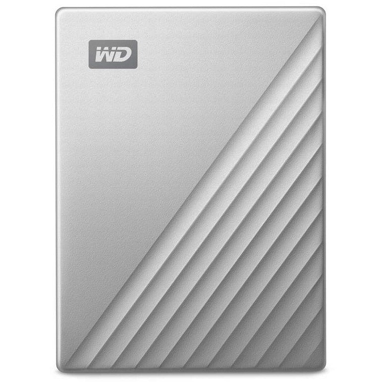 2,5" WD My Passport Ultra 1TB Silver USB-C/USB3.0 HDD 6,4cm 2,5Zoll Metal finish RTL portable extern
