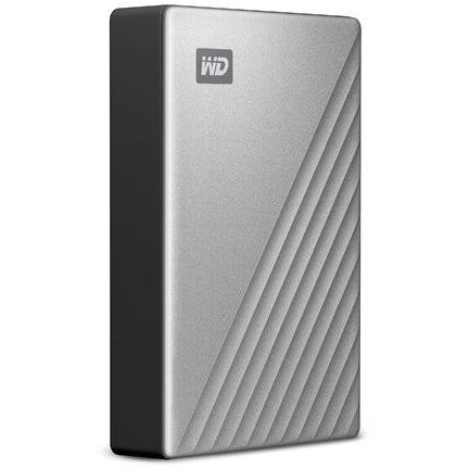 2,5" WD My Passport Ultra 1TB Silver USB-C/USB3.0 HDD 6,4cm 2,5Zoll Metal finish RTL portable extern