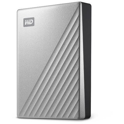 2,5" WD My Passport Ultra 1TB Silver USB-C/USB3.0 HDD 6,4cm 2,5Zoll Metal finish RTL portable extern