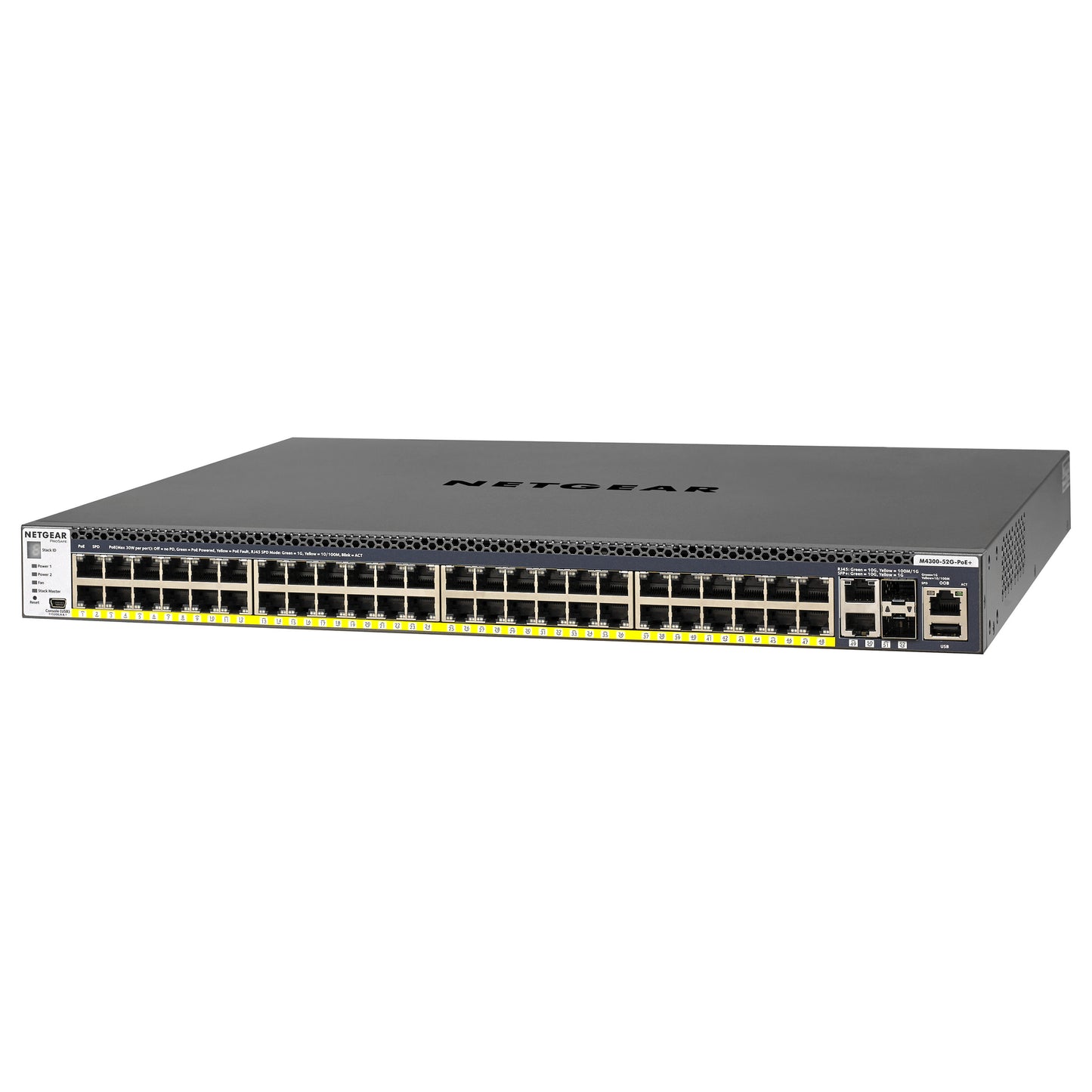 52P Netgear GSM4352PB M RM PoE+
