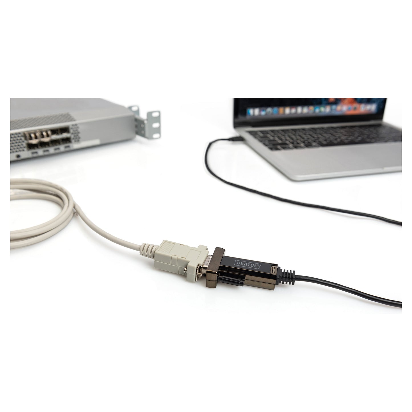 DIGITUS Adapter USB2.0/C -> seriell D-Sub9 St/St + 1.0m Kab