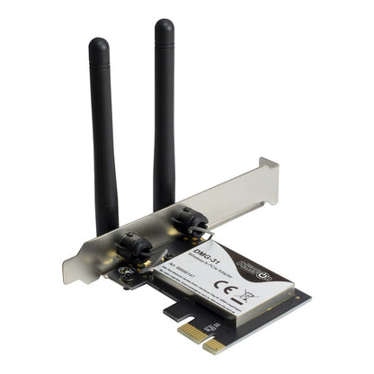 Inter-Tech DMG-31 Eingebaut WLAN - PCI Express - Wi-Fi 4 (802.11n) - 300 Mbit/s - kabellos