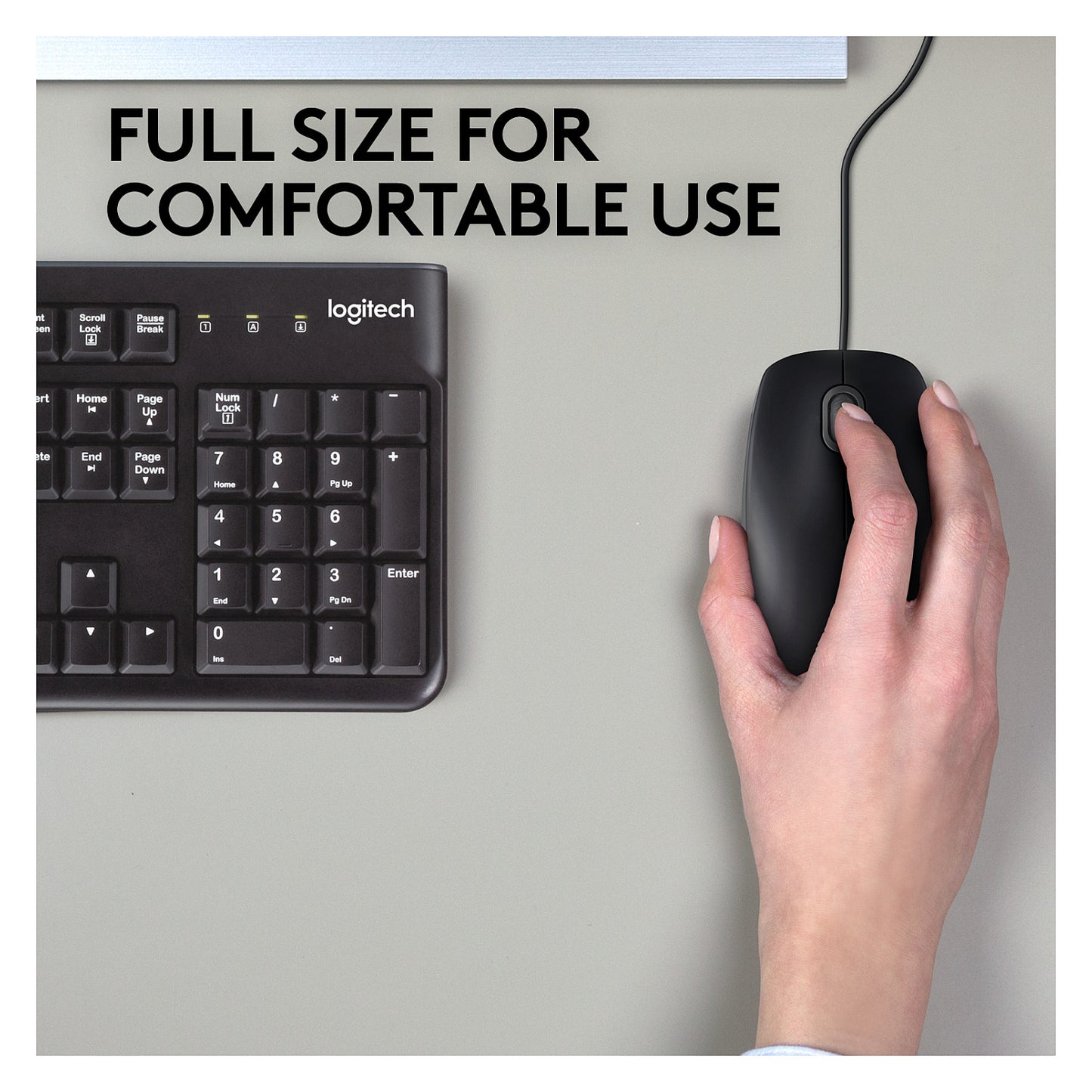 Logitech B110 Silent - Maus - USB
