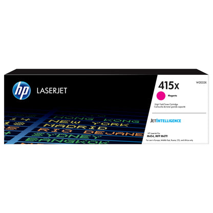 HP Toner 415X W2033X Magenta bis zu 6.000 Seiten