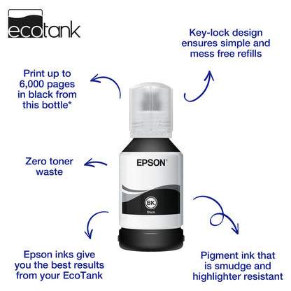 Epson Tinte 4LB EcoTank ET-MX1XX Series Black Bottle XL