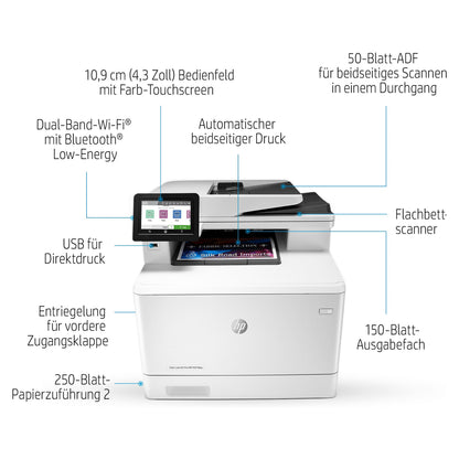 FL HP Color LaserJet Pro MFP M479dw 3in1/A4/LAN/WiFi/Duplex/ADF