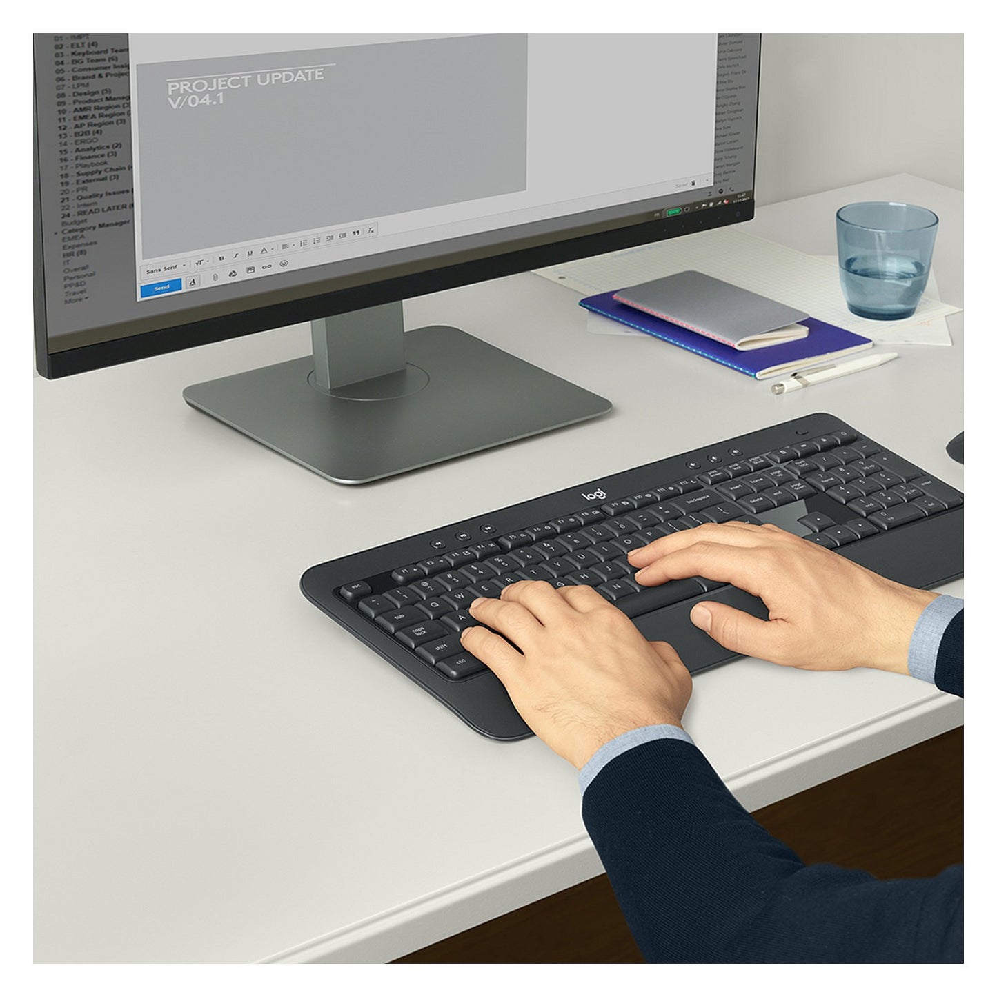 Logitech MK540 Advanced - Tastatur-und-Maus-Set US