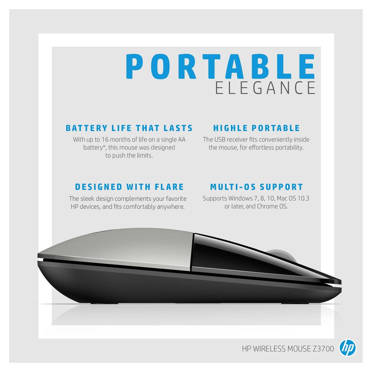 HP USB Optical Z3700