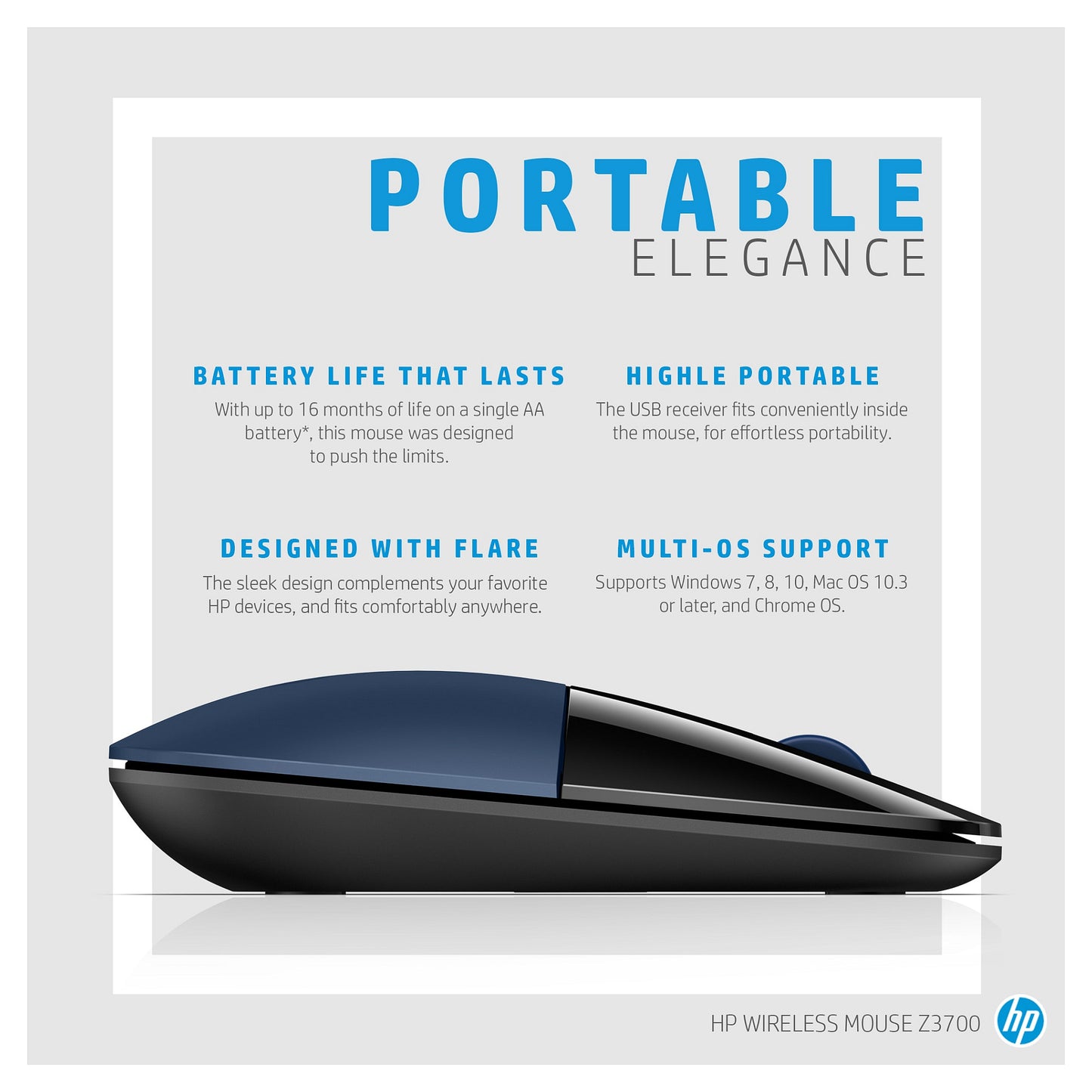 HP USB Optical Z3700