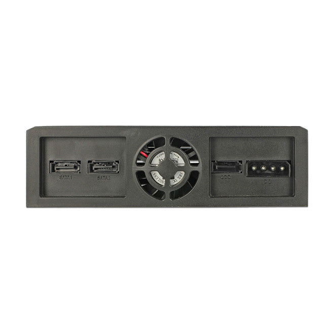 DeLOCK 5.25" Mobile Rack for 1 x 5.25" Slim Drive + 2 x 2.5" SATA HDD / SSD - Gehäuse für Speicherlaufwerke