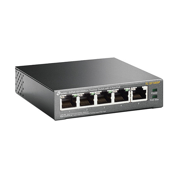 TL-SF1005P 5-Port 10/100Mbps Desktop Switch 5 10/100 Mbit/s RJ45 4 PoE+