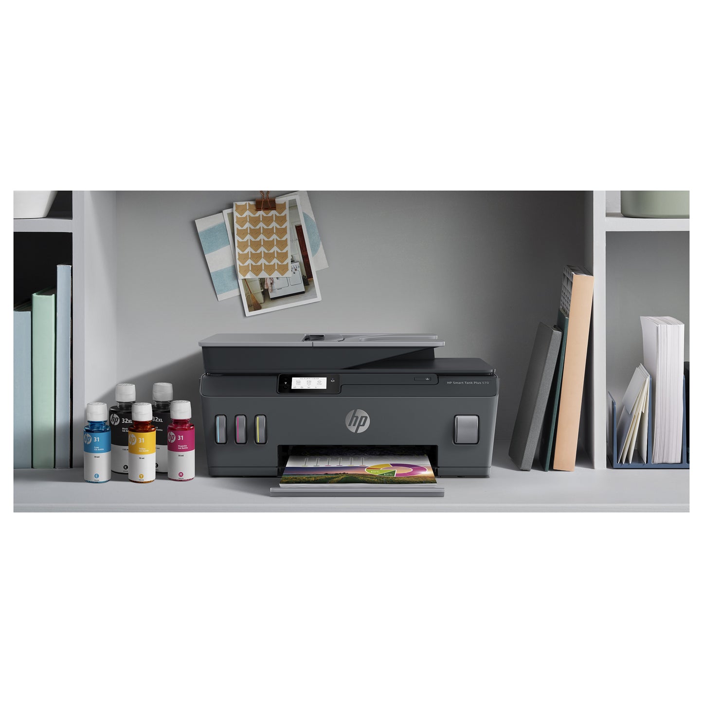 T HP Smart Tank Plus 570 Tintenstrahldrucker 3in1/A4/WiFi/Bluetooth/ADF